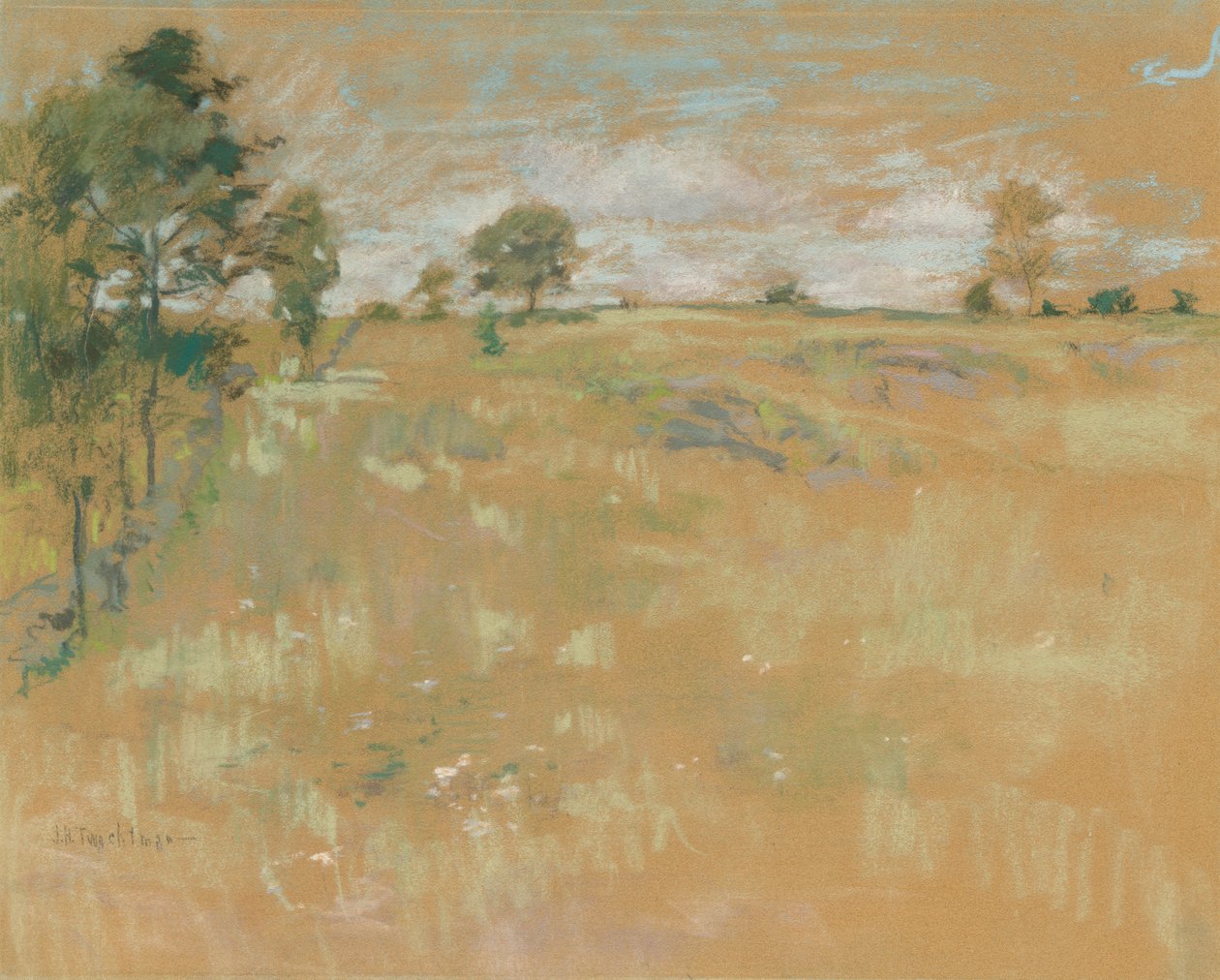 Weiden, Branchville, Connecticut tekijältä John Henry Twachtman