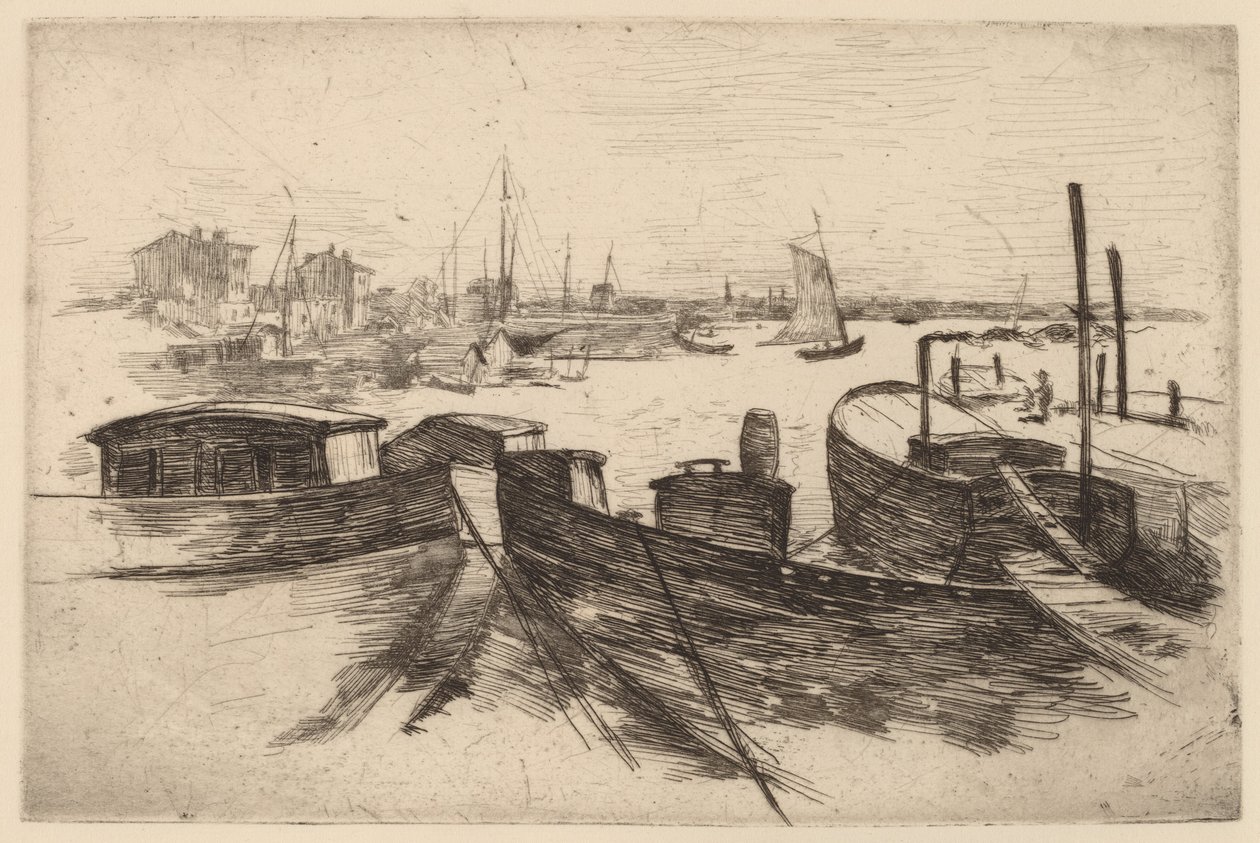 Satama, Bridgeport tekijältä John Henry Twachtman