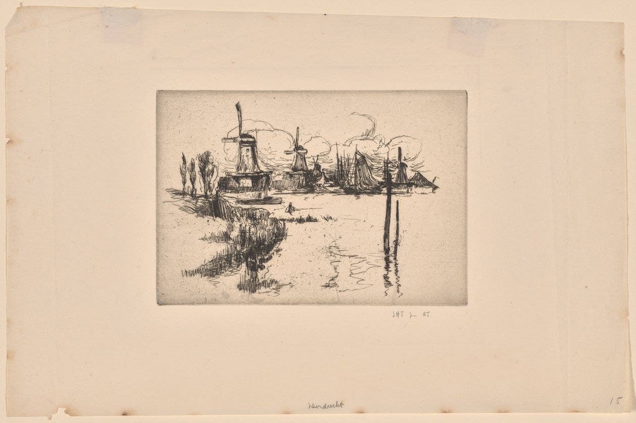 Tuulimyllyt tekijältä John Henry Twachtman