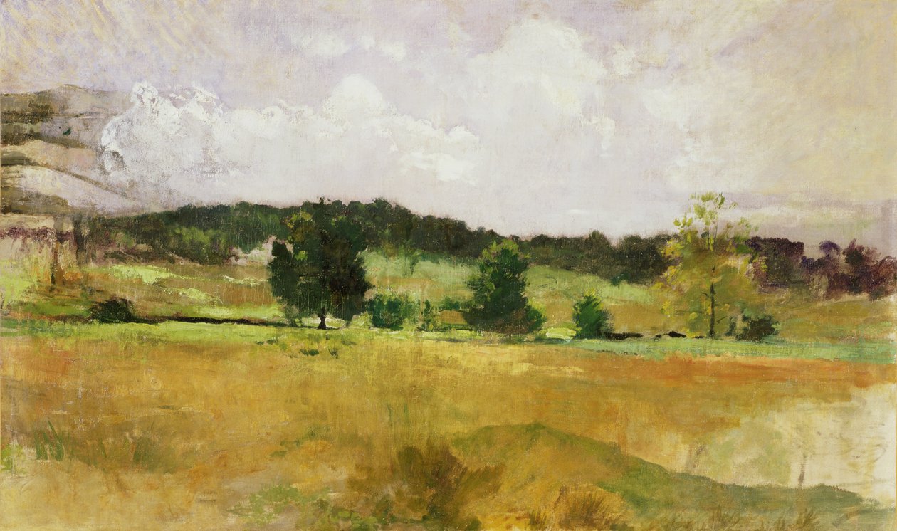 Maisematutkimus, n. 1900 (öljy kankaalle) tekijältä John Henry Twatchman