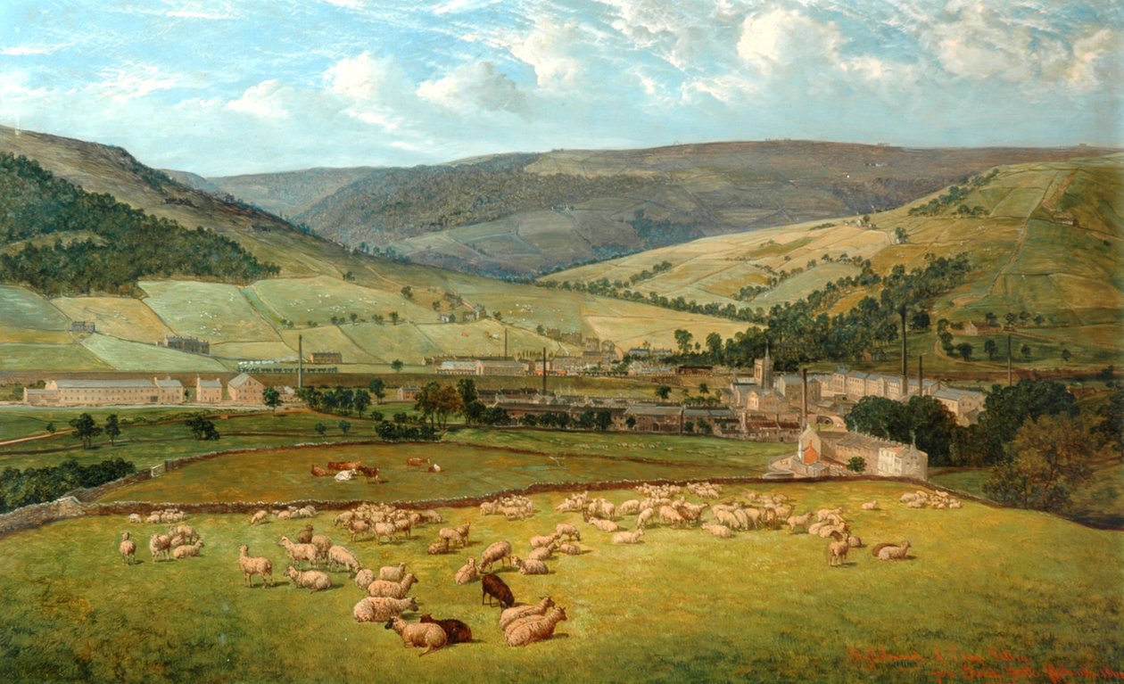 Mytholmroyd & Cragg Vale Ewood Hallista, 1869 tekijältä John Holland