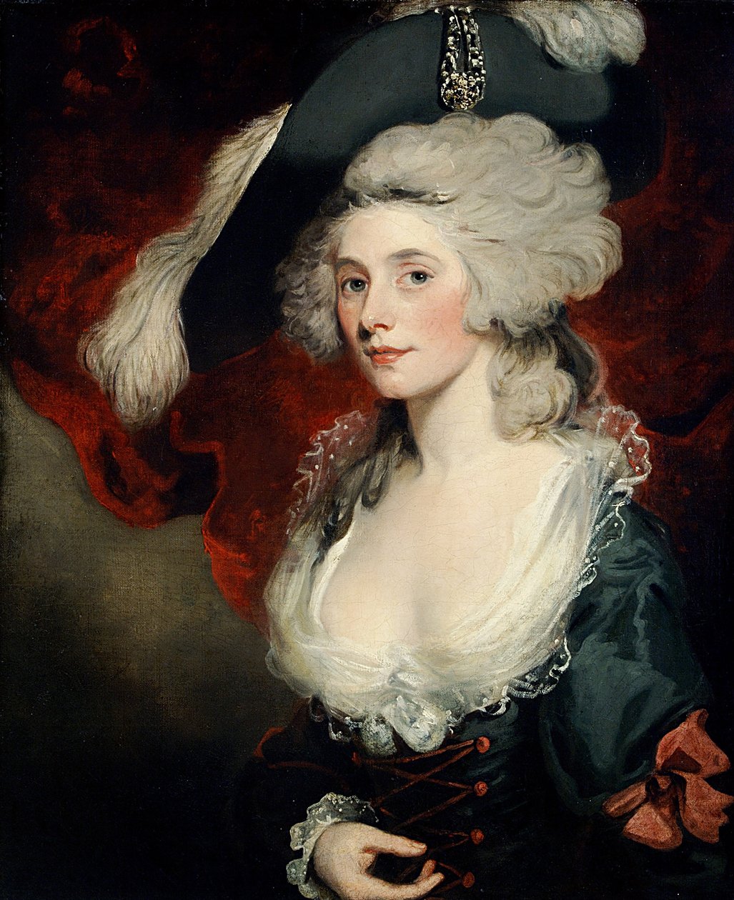 Mary Robinson (1758-1810) hahmona "Perdita" tekijältä John Hoppner