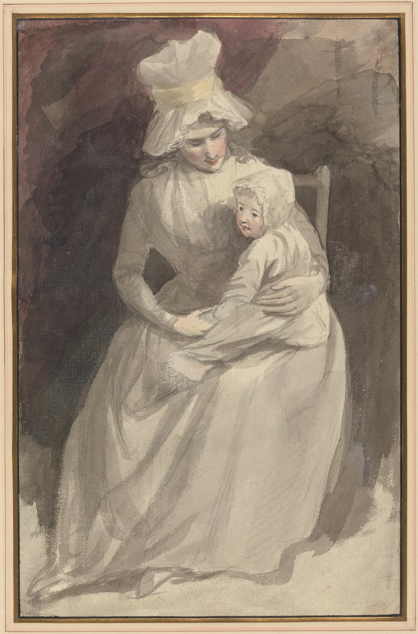 Rouva Skinner ja lapsi tekijältä John Hoppner