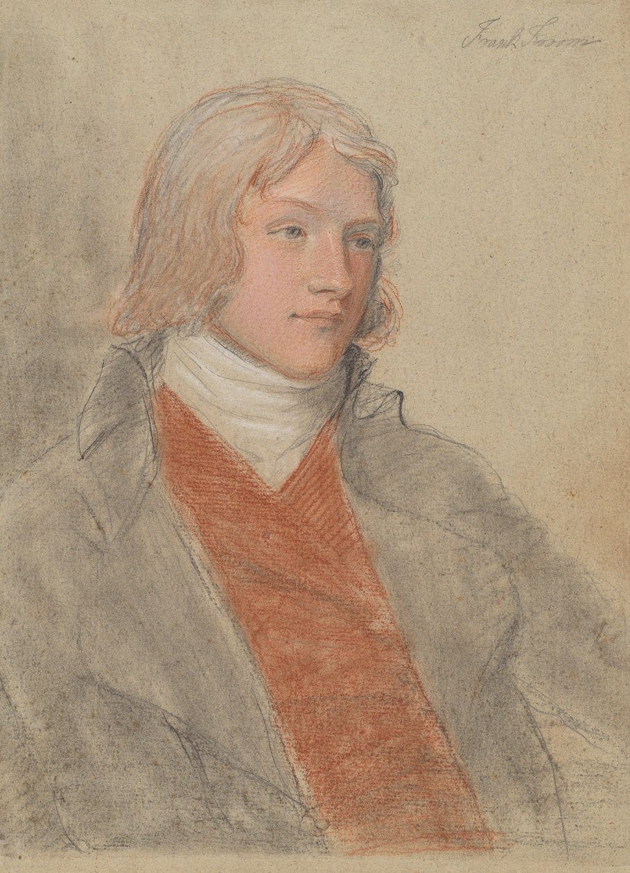 Nuoren miehen muotokuvatutkielma, mahdollisesti Frank Issom tekijältä John Hoppner