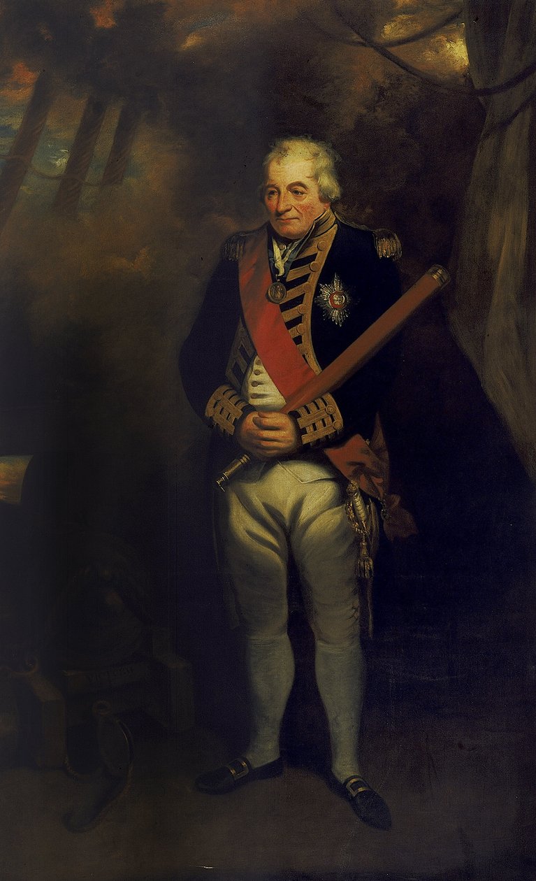 Amiraali John Jervisin muotokuva tekijältä John Hoppner