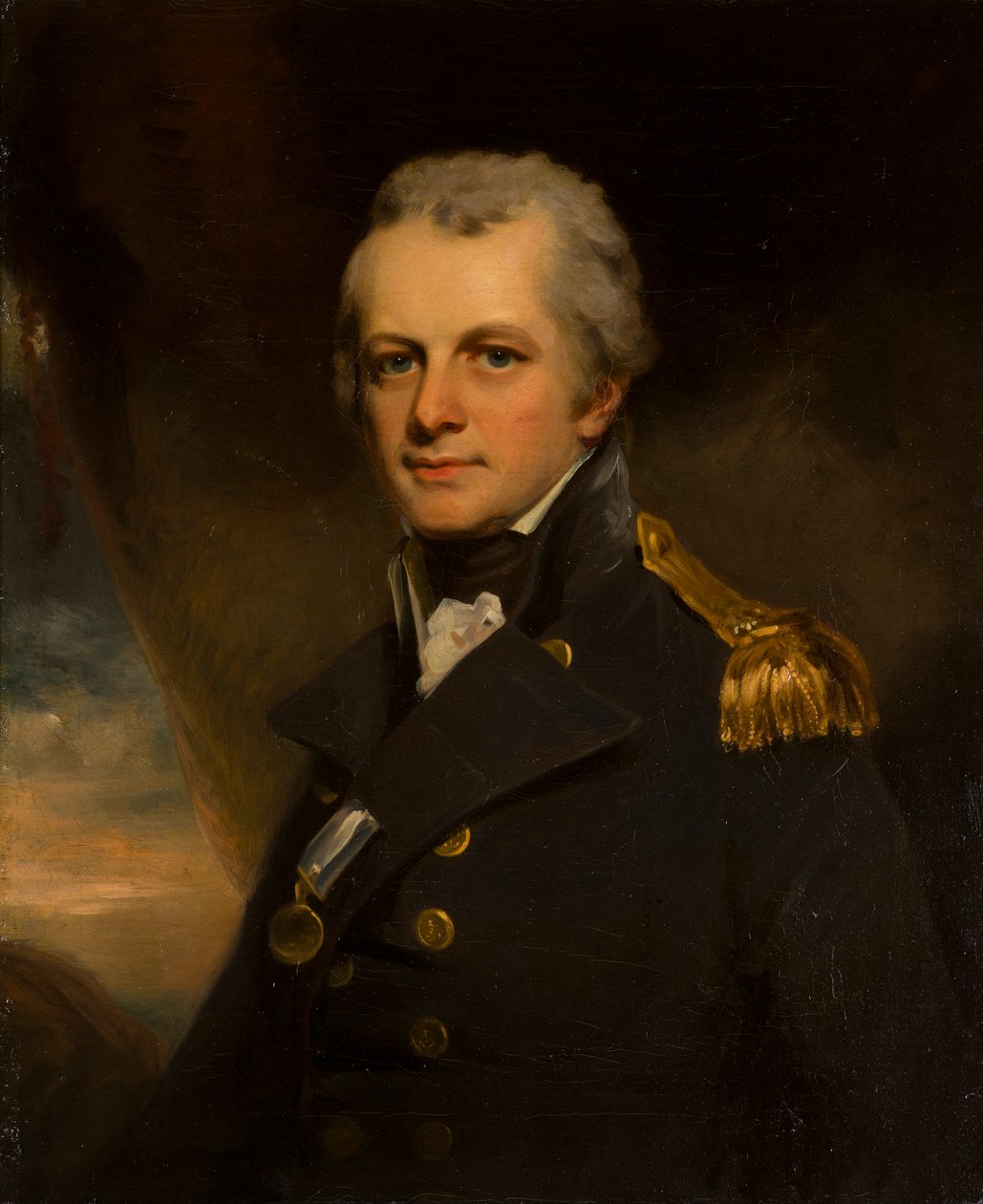 Amiraali John Willett Paynen muotokuva, n. 1772-1803 (öljy kankaalle) tekijältä John Hoppner