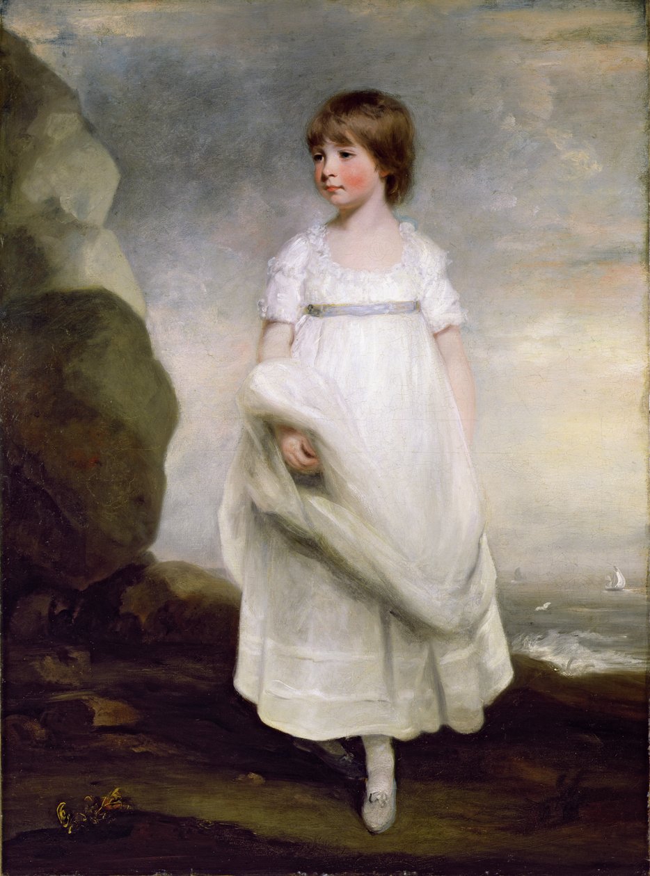 Muotokuva Anne Isabella Milbanke (1792-1860), myöhemmin Lady Byron, noin 1800 (öljy kankaalle). tekijältä John Hoppner