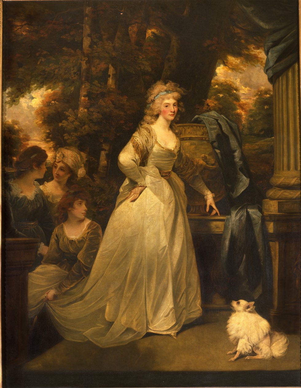 Muotokuva H.R.H. Frederica Charlotte Ulrica, Preussin kuninkaallinen prinsessa ja Yorkin herttuatar, 1792 tekijältä John Hoppner
