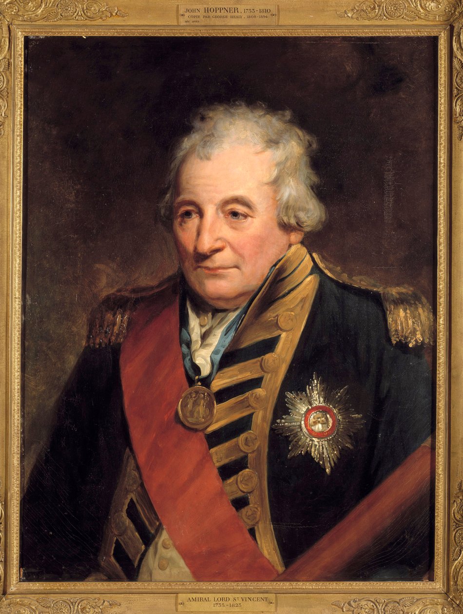 John Jervisin, Saint Vincentin jaarlin (1735-1823) muotokuva Admiralin ensimmäinen herra John Hoppnerin (1758-1810) maalaus tekijältä John Hoppner
