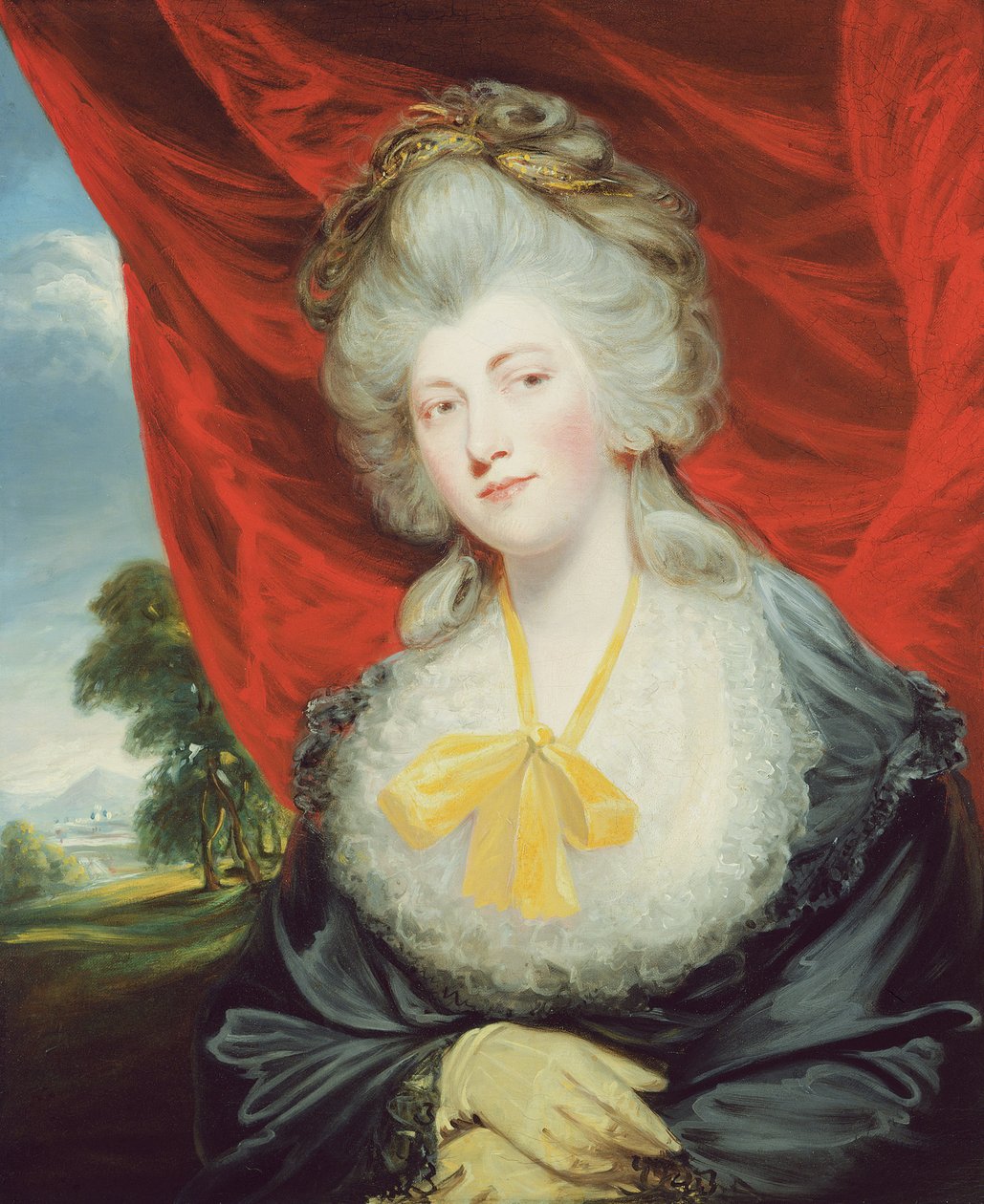 Herran muotokuva. Isabella Ingram, myöhemmin Hertfordin marssilainen tekijältä John Hoppner