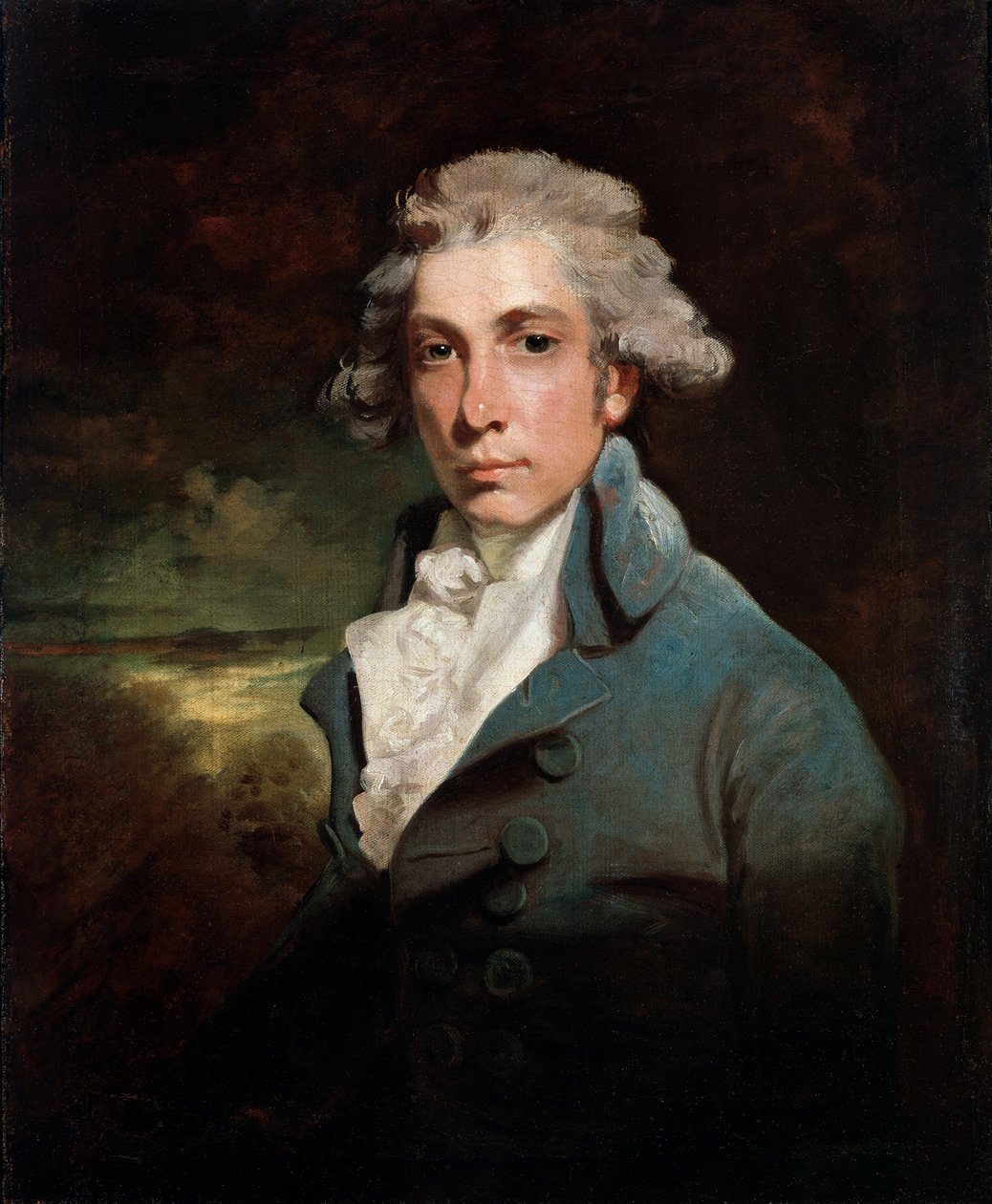 Näytelmäkirjailijan ja Whig-valtiomiehen Richard Brinsley Sheridanin muotokuva, 1751-1816. tekijältä John Hoppner