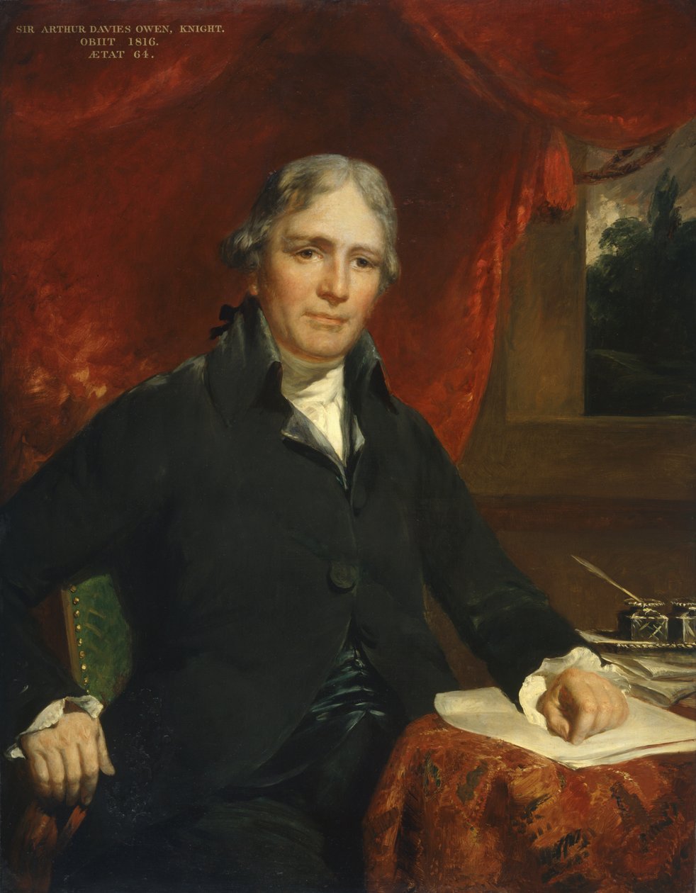 Sir Arthur Davies Owen, ritari tekijältä John Hoppner