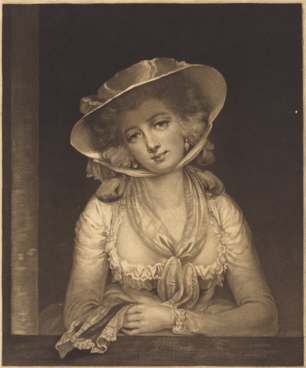 Sophia Western Fieldingin teoksesta "Tom Jones" tekijältä John Hoppner