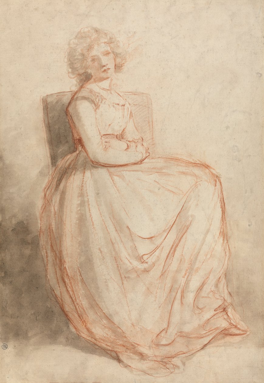 Tutkimus istuvasta naisesta tekijältä John Hoppner