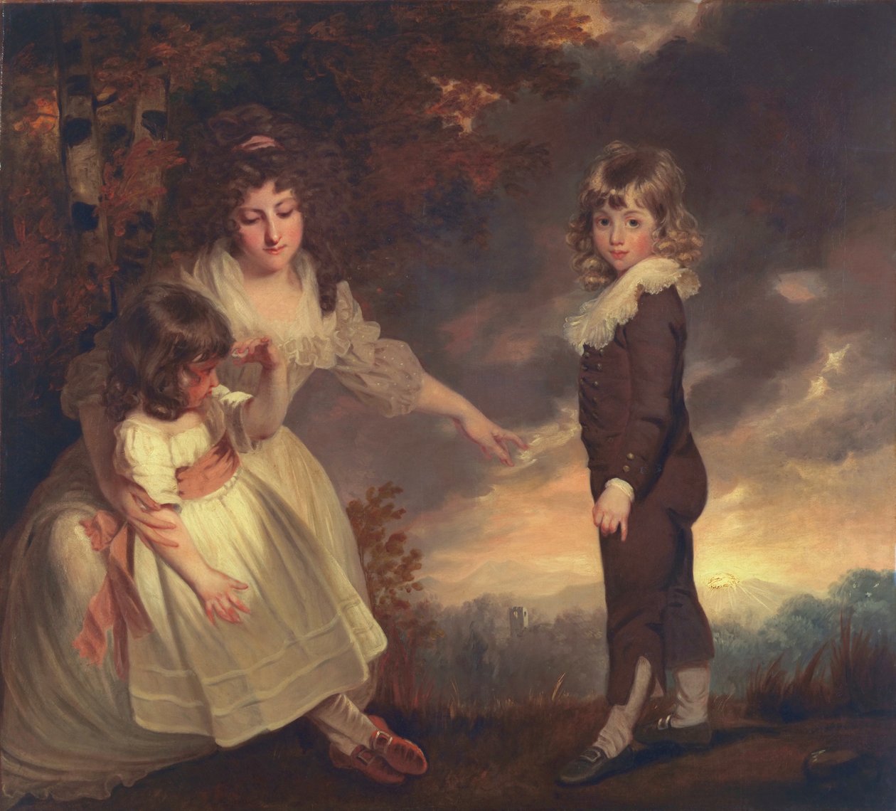Susannah, Philip Lake ja Maria Godsal: The Godsal Children, 1789 tekijältä John Hoppner