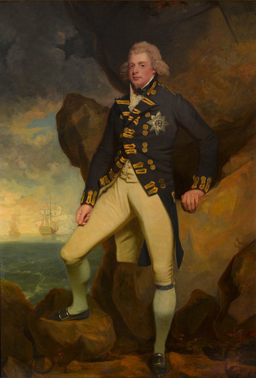 Clarencen herttua, myöhemmin William IV (öljy kankaalle) tekijältä John Hoppner