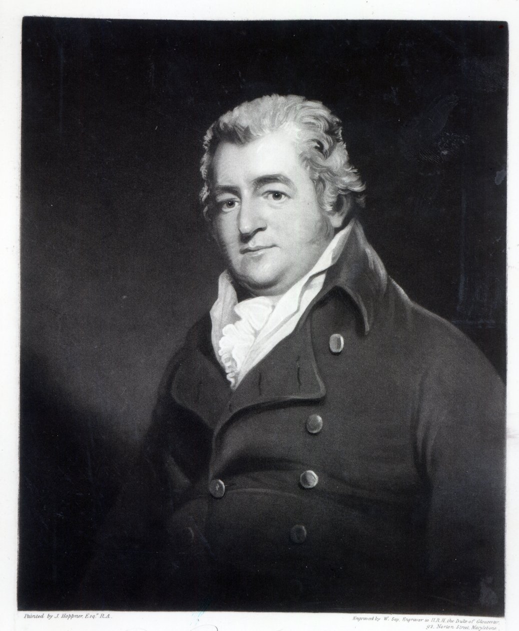 Walter Ramsden Fawkes, kaiverrus William Say (mezzotint) tekijältä John Hoppner