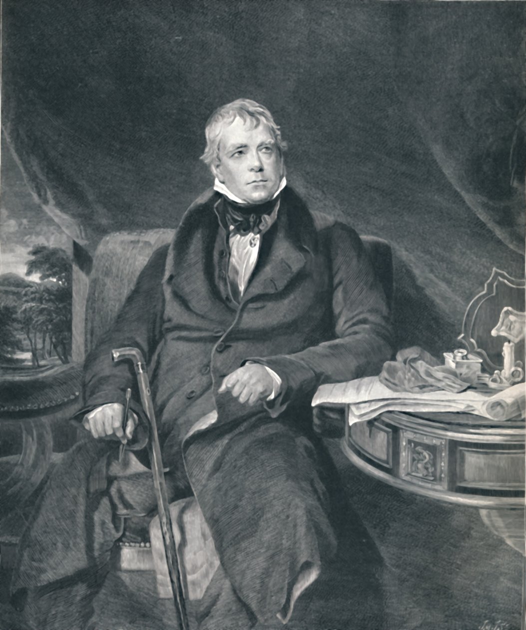 Sir Walter Scott, s. 1821, 1896 tekijältä John Horsburgh