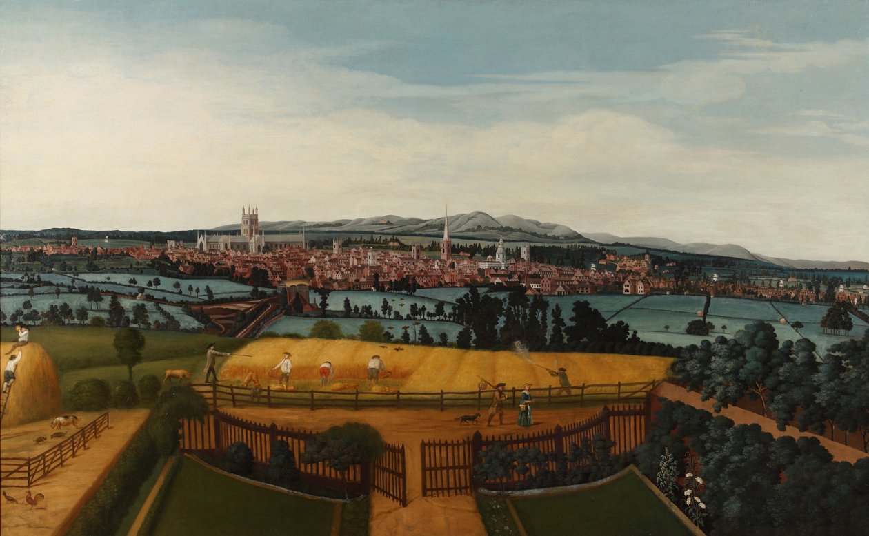 Worcesterin mahdollisuus idästä, n. 1750 tekijältä John I Harris