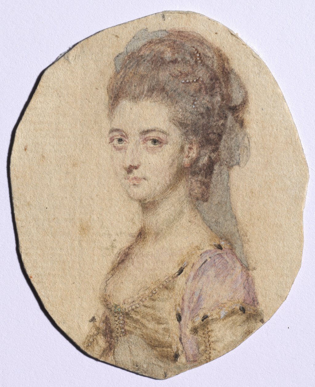 Charlotte Bertien muotokuva, os. Warren, Abingdonin 4. kreivitär, 1778. tekijältä John I. smart