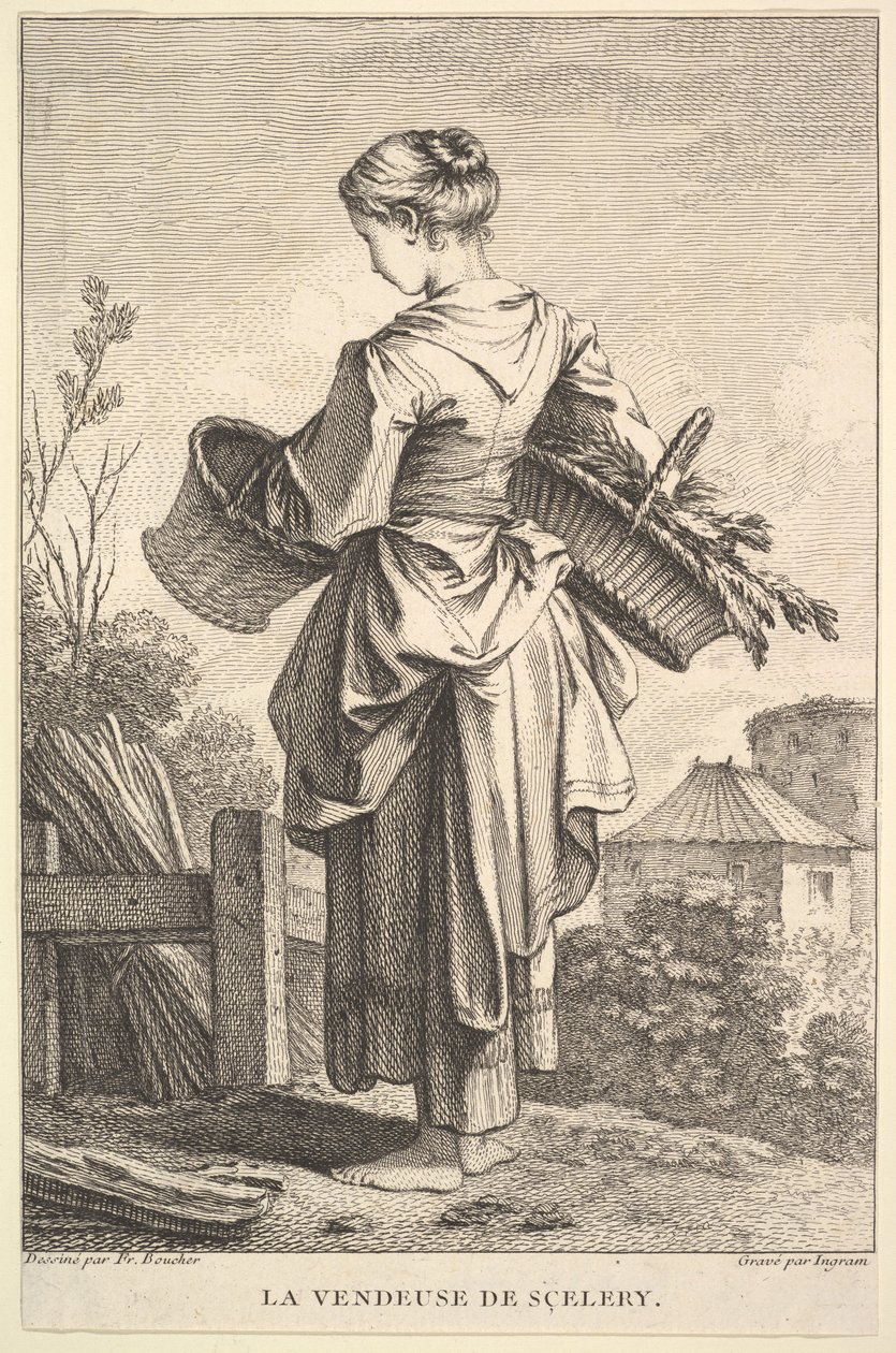 Sellerin myyjä, 1741-63. tekijältä John Ingram