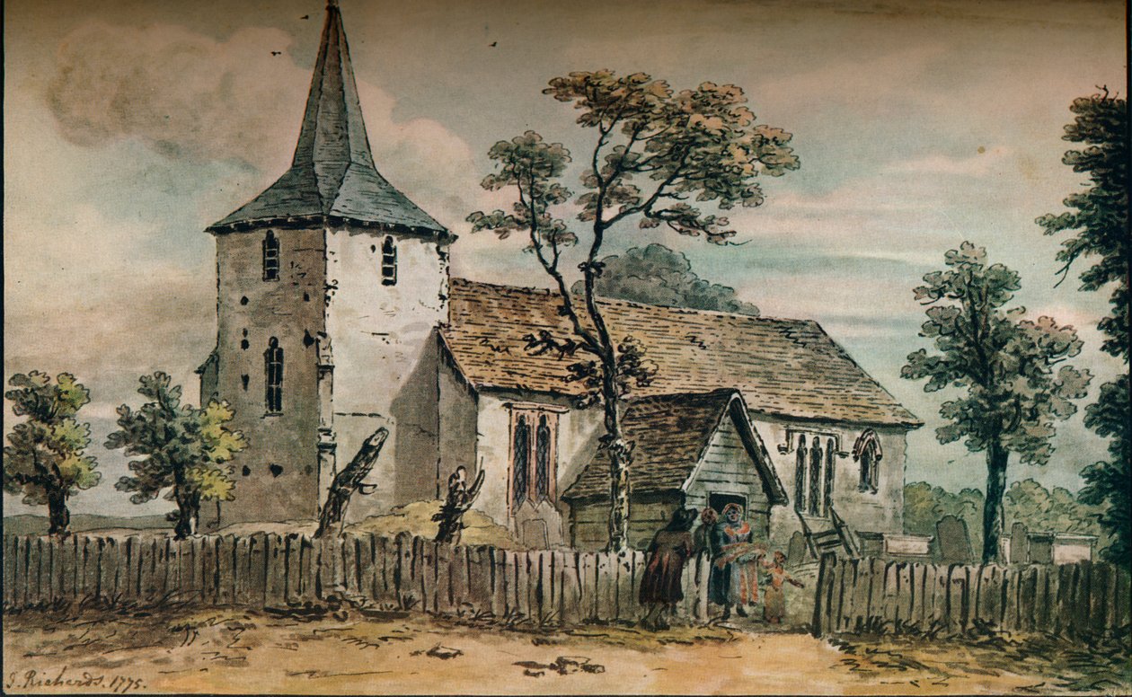 Downe Church, Kent, 1775 tekijältä John Inigo Richards