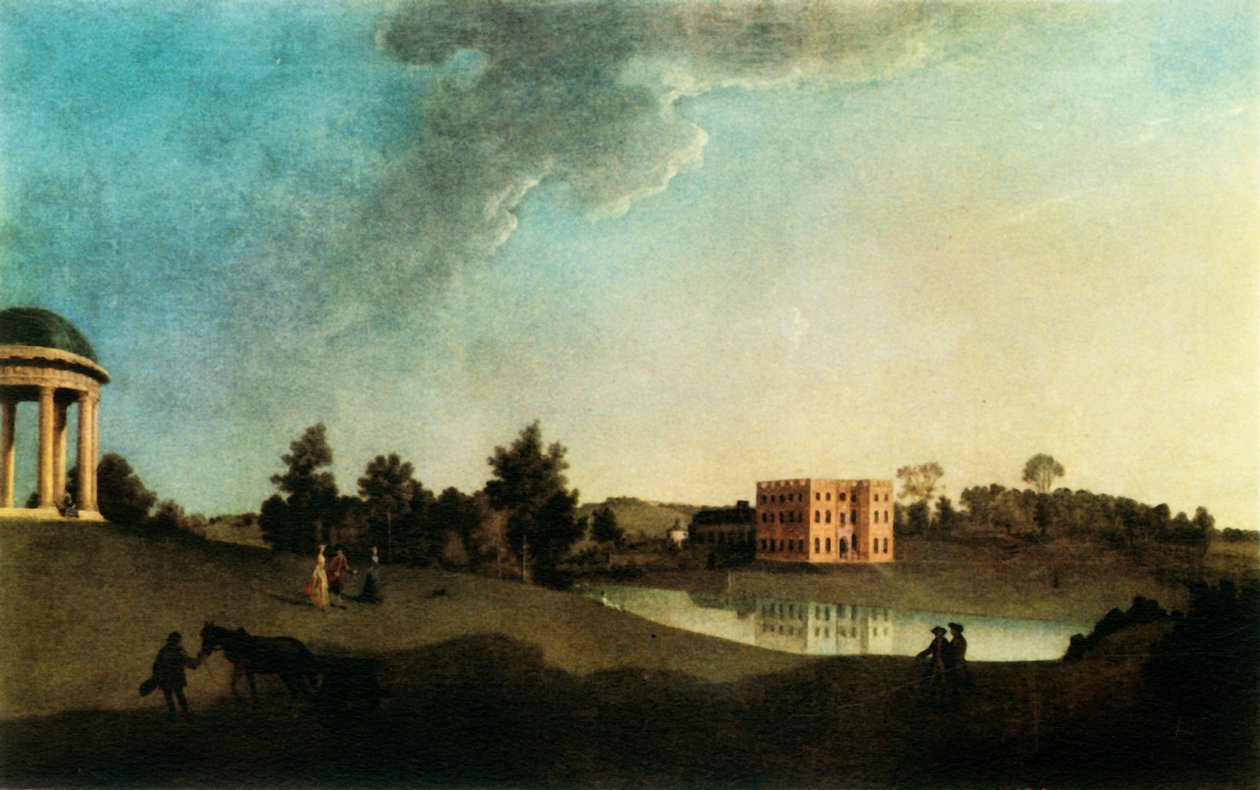 "Halswell House and Grounds, Somerset", c1768, 1944. tekijältä John Inigo Richards