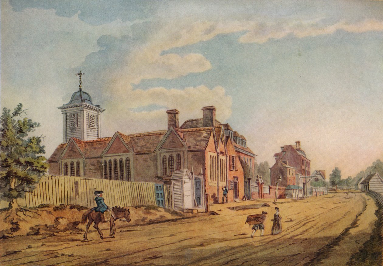 The Old Chapel, Kentish Town, c1770, 1925 tekijältä John Inigo Richards