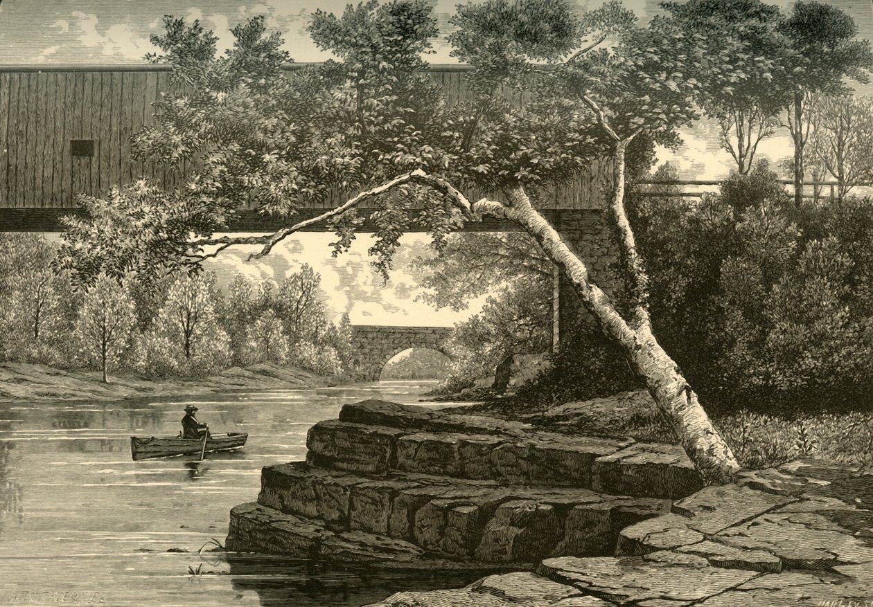 "Passaic, Below Little Falls", 1874. tekijältä John J. Harley