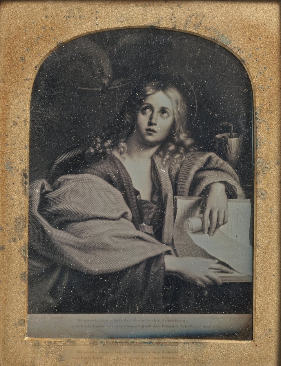 Kopio Domenichinon maalauksesta Pyhän Johannes Evankelista, 1846-52. tekijältä John Jabez Edwin Mayall