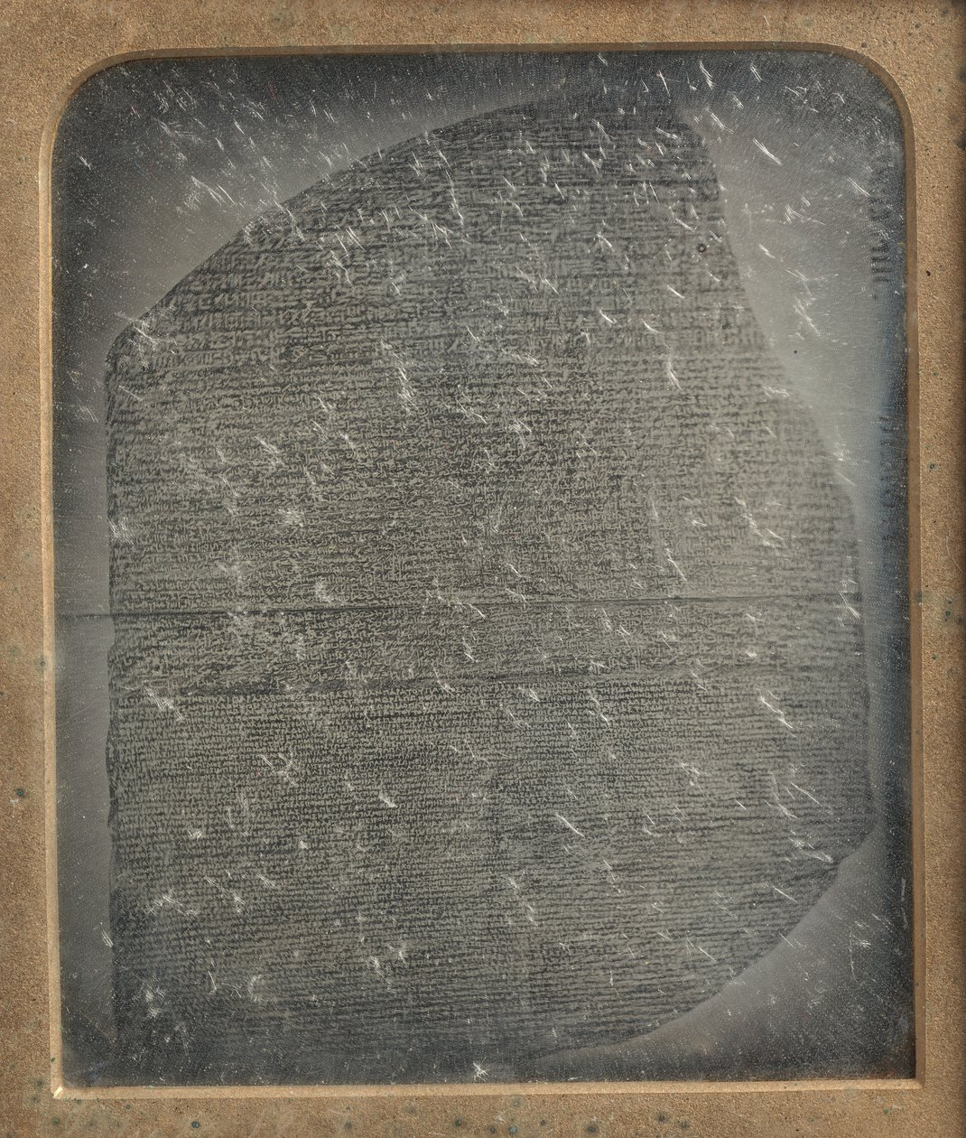 Rosettan kiven kopio, 1846-52. tekijältä John Jabez Edwin Mayall