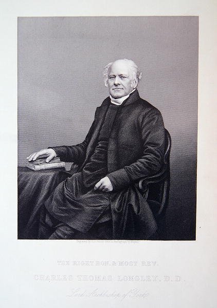 Hänen kunnianarvoisa ja kunnioitettavin Charles Thomas Longley, "The Drawing-Room Portrait Gallery of Emminent Personages" -teoksesta. tekijältä John Jabez Edwin Paisley (after) Mayall