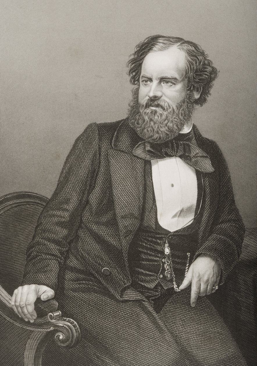 Albert Smith (1816-60), kaiverrus D.J. Pound valokuvasta, 