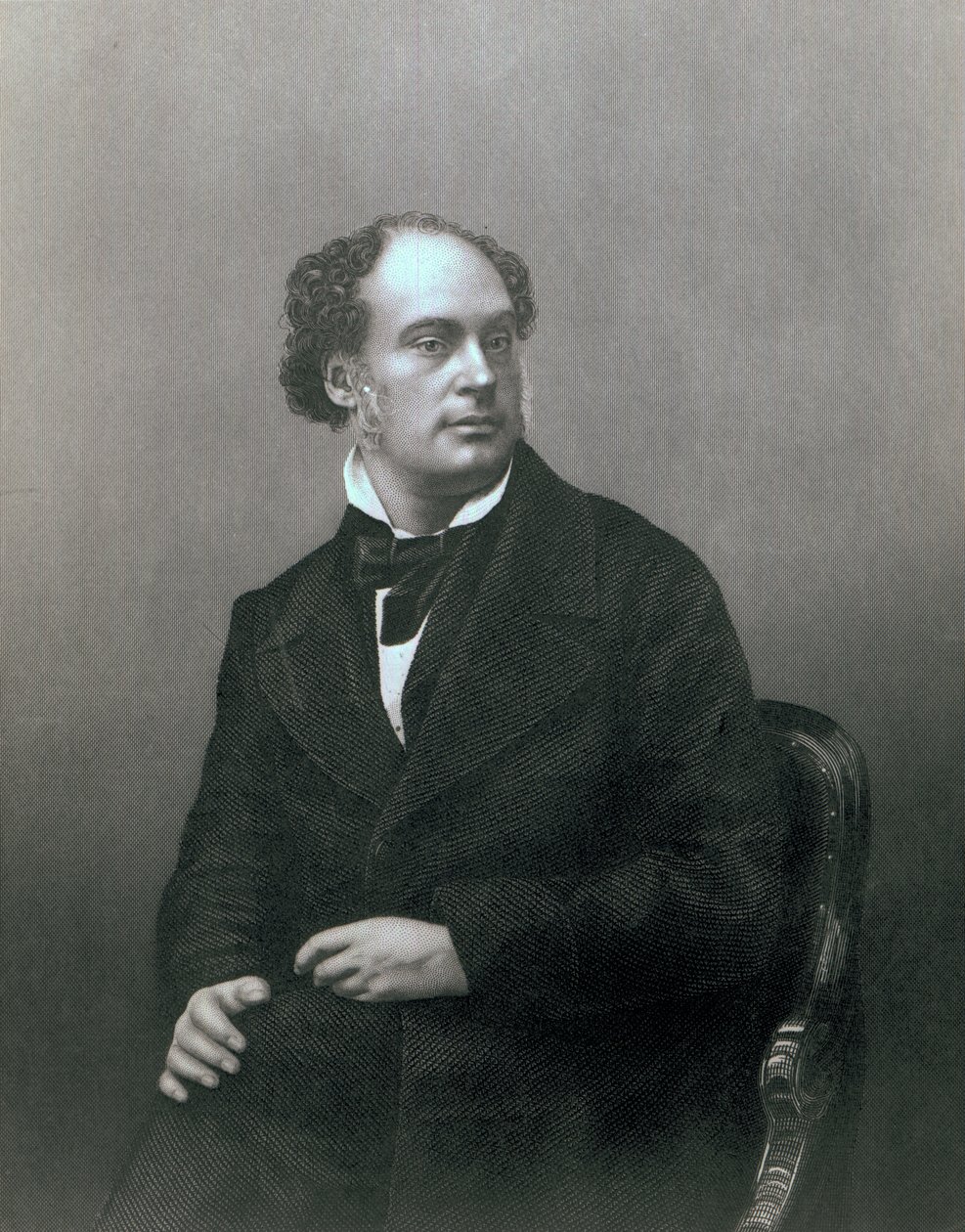 Daniel Maclise, Esq. RA, "The Drawing-Room Portrait Gallery of Eminent Personages", kaivertanut D. J Pound, 1861 tekijältä John Jabez Edwin Paisley Mayall