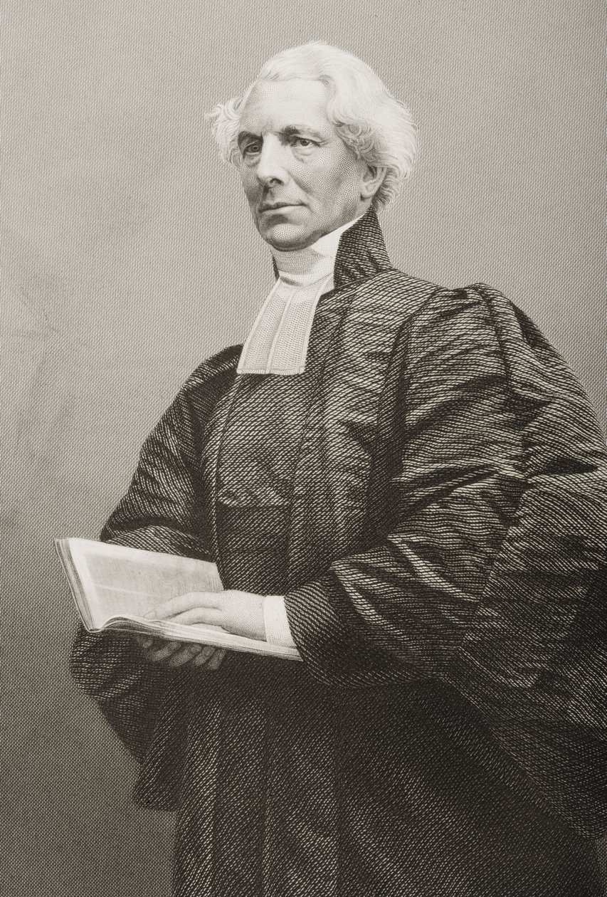 Hugh McNeile (1795-1879), kaiverrus D.J. Pound valokuvasta, Lontoossa 1860 julkaistusta The Drawing-Room of Eminent Personages, Volume 2 tekijältä John Jabez Edwin Paisley Mayall