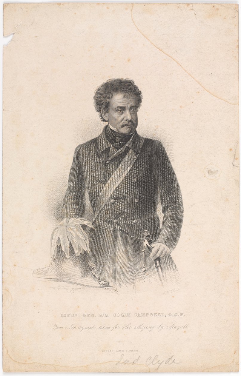 ?kenraaliluutn. Sir Colin Campbell, G.C.B.?, noin 1856 tekijältä John Jabez Edwin Paisley Mayall