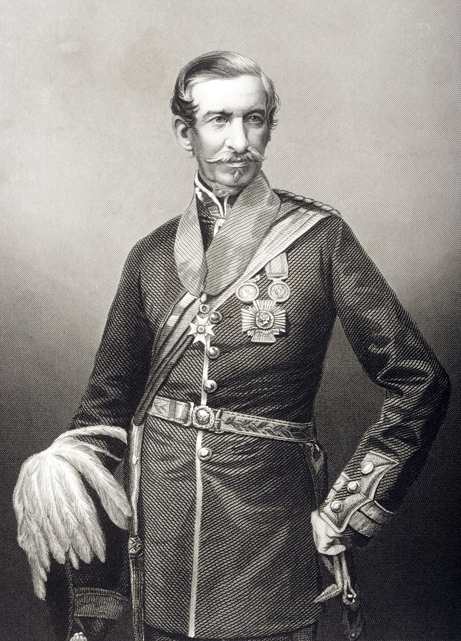 Sir Archdale Wilson (1803-74), D.J. Poundin valokuvasta kaiverrettu, Lontoossa 1860 julkaistusta teoksesta "The Drawing-Room of Eminent Personages, Volume 2". tekijältä John Jabez Edwin Paisley Mayall
