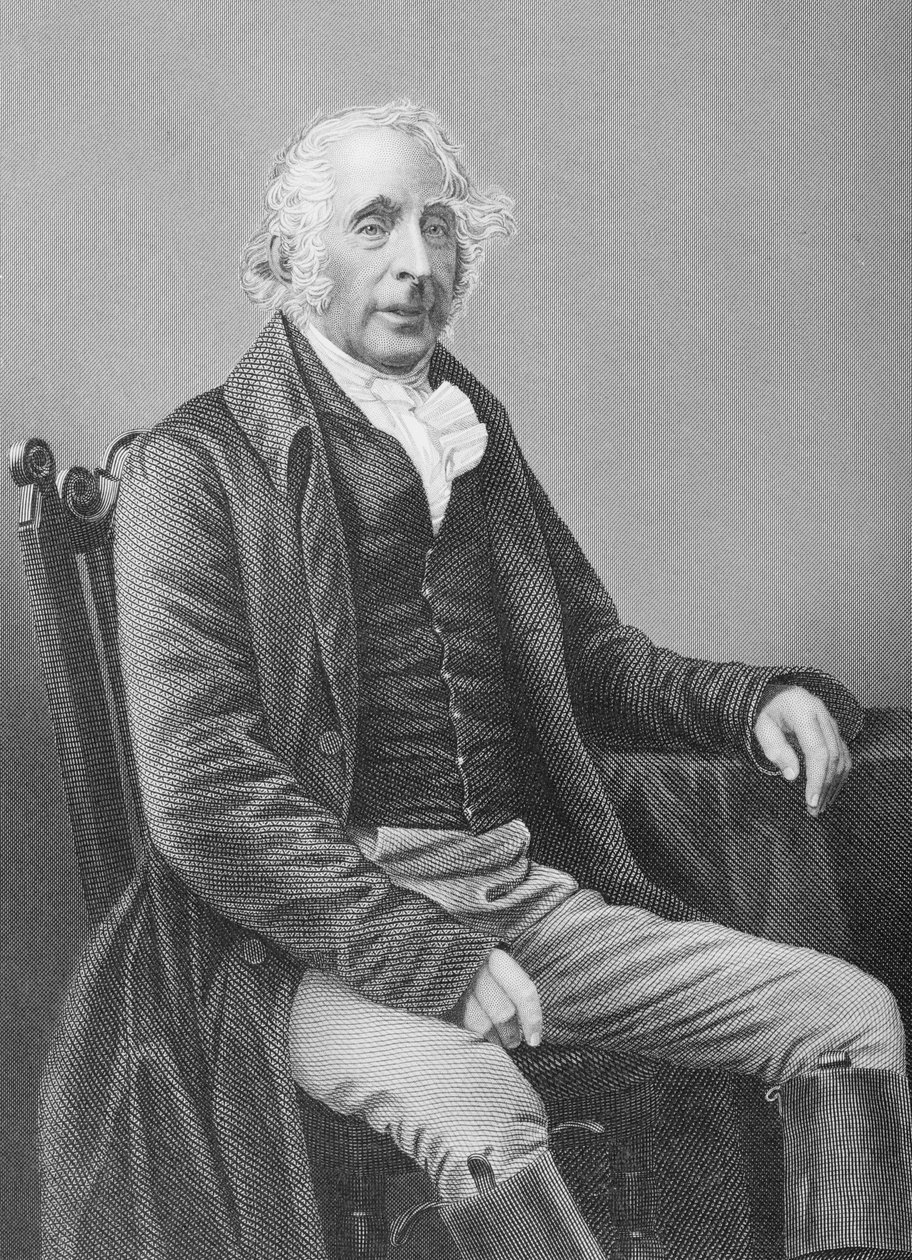 Sir Tatton Sykes (1772-1863), kaiverrus D.J. Pound valokuvasta, Lontoossa 1860 julkaistusta The Drawing-Room of Eminent Personages, Volume 2 tekijältä John Jabez Edwin Paisley Mayall
