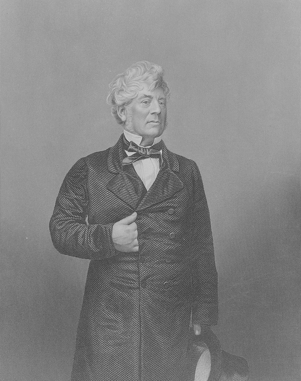 Sir William Shee (1804-68), kaiverrus D.J. Pound valokuvasta, Lontoossa 1860 julkaistusta The Drawing-Room of Eminent Personages, Volume 2 tekijältä John Jabez Edwin Paisley Mayall