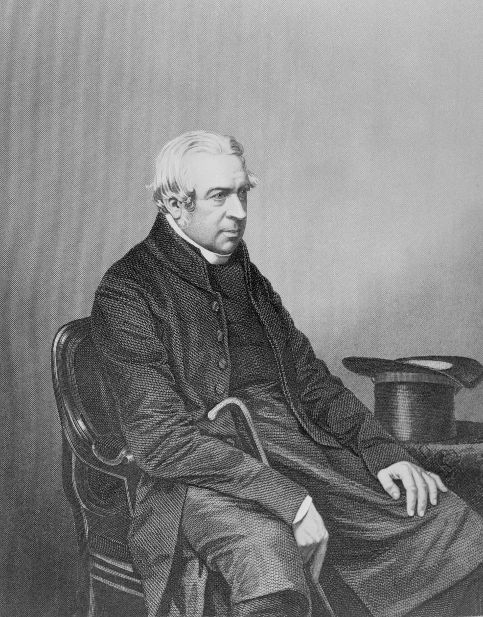 The Right Honourable and Right Reverend Charles Richard Sumner, D.J. Poundin kaiverruksesta "The Drawing-Room Portrait Gallery of Eminent Personages". tekijältä John Jabez Edwin Paisley Mayall