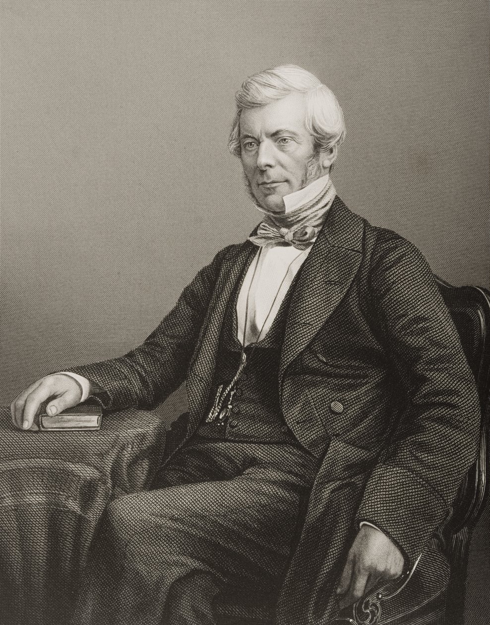 William Chambers (1800-83), kaiverrettu D.J. Pound valokuvasta, Lontoossa 1860 julkaistusta The Drawing-Room of Eminent Personages, Volume 2 tekijältä John Jabez Edwin Paisley Mayall