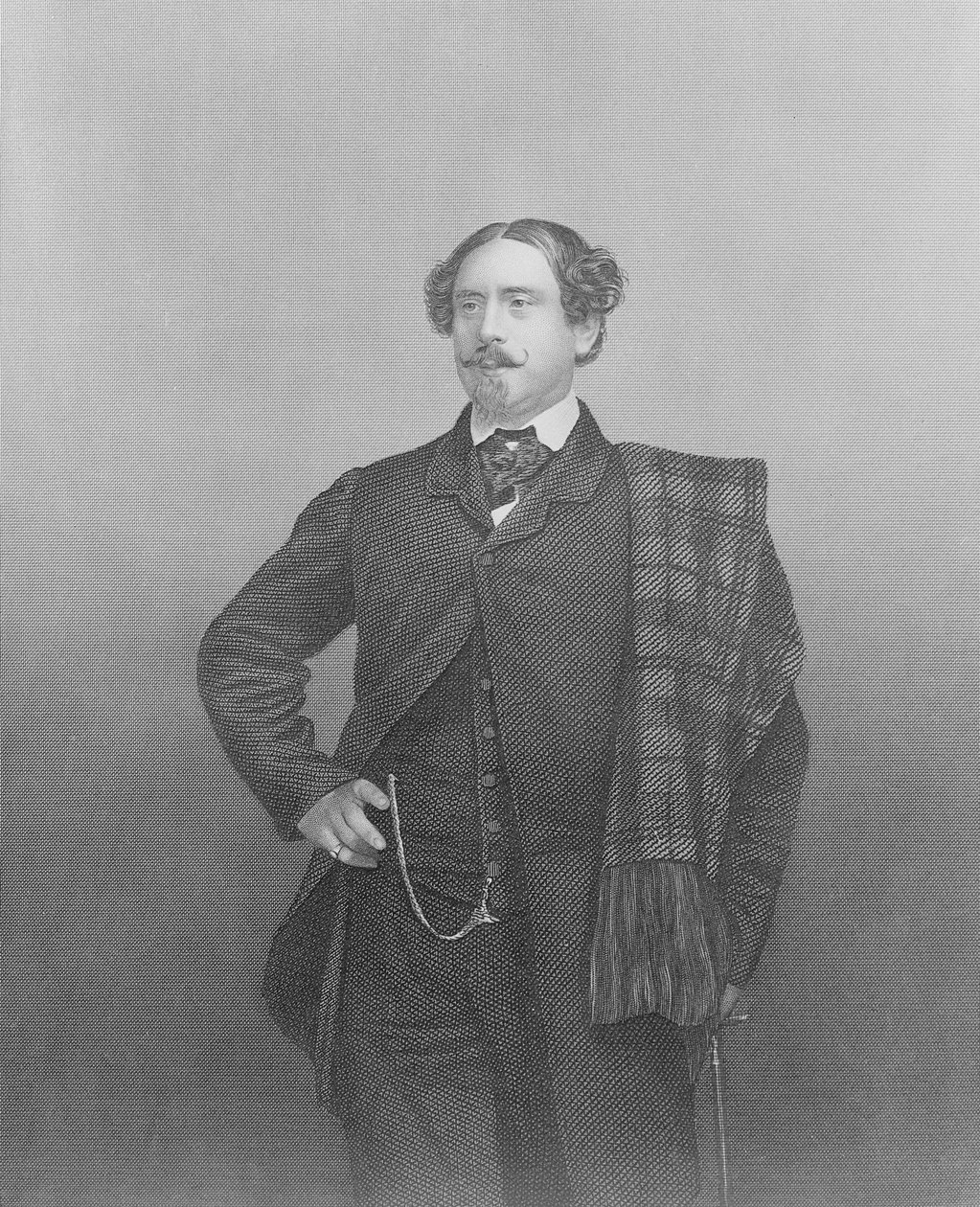 William Harrison, teoksesta "The Drawing-Room Portrait Gallery of Eminent Personages", 1861 (teräskaiverrus). tekijältä John Jabez Edwin Paisley Mayall
