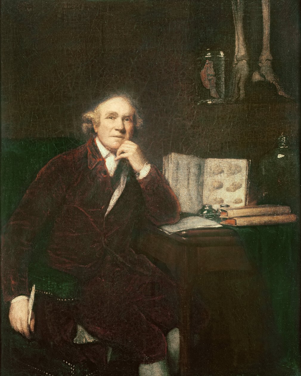 John Hunterin (1728-1793) muotokuva Sir Joshua Reynoldsin (1723-92) 1813 mukaan tekijältä John Jackson