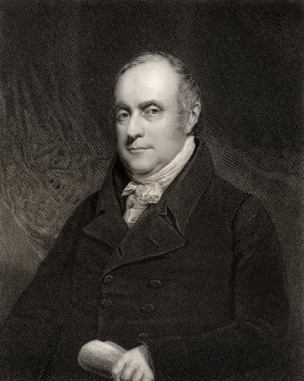 Sir Benjamin Hobhouse, 1. Baronet, kaiverrus John Cochran (fl.1821-65), National Portrait Gallerysta, julkaistu noin 1835 tekijältä John Jackson