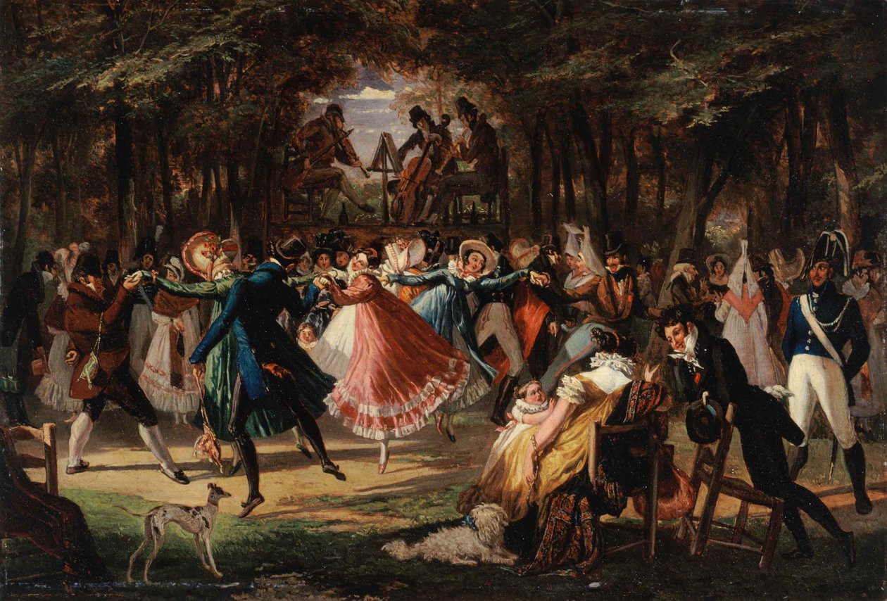 Bal public, 1818. tekijältä John James Chalon