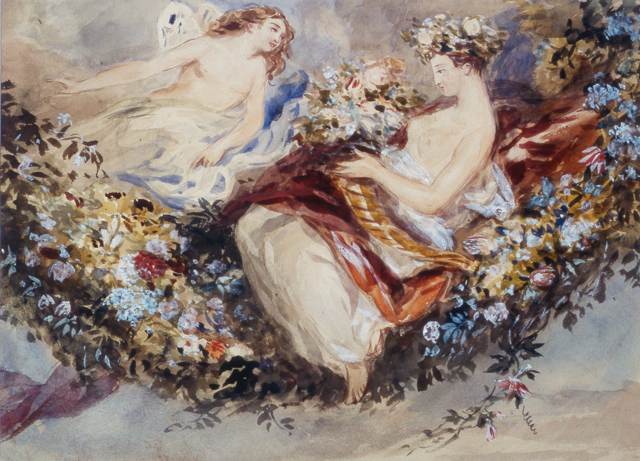 Flora ja Zephyr tekijältä John James Chalon