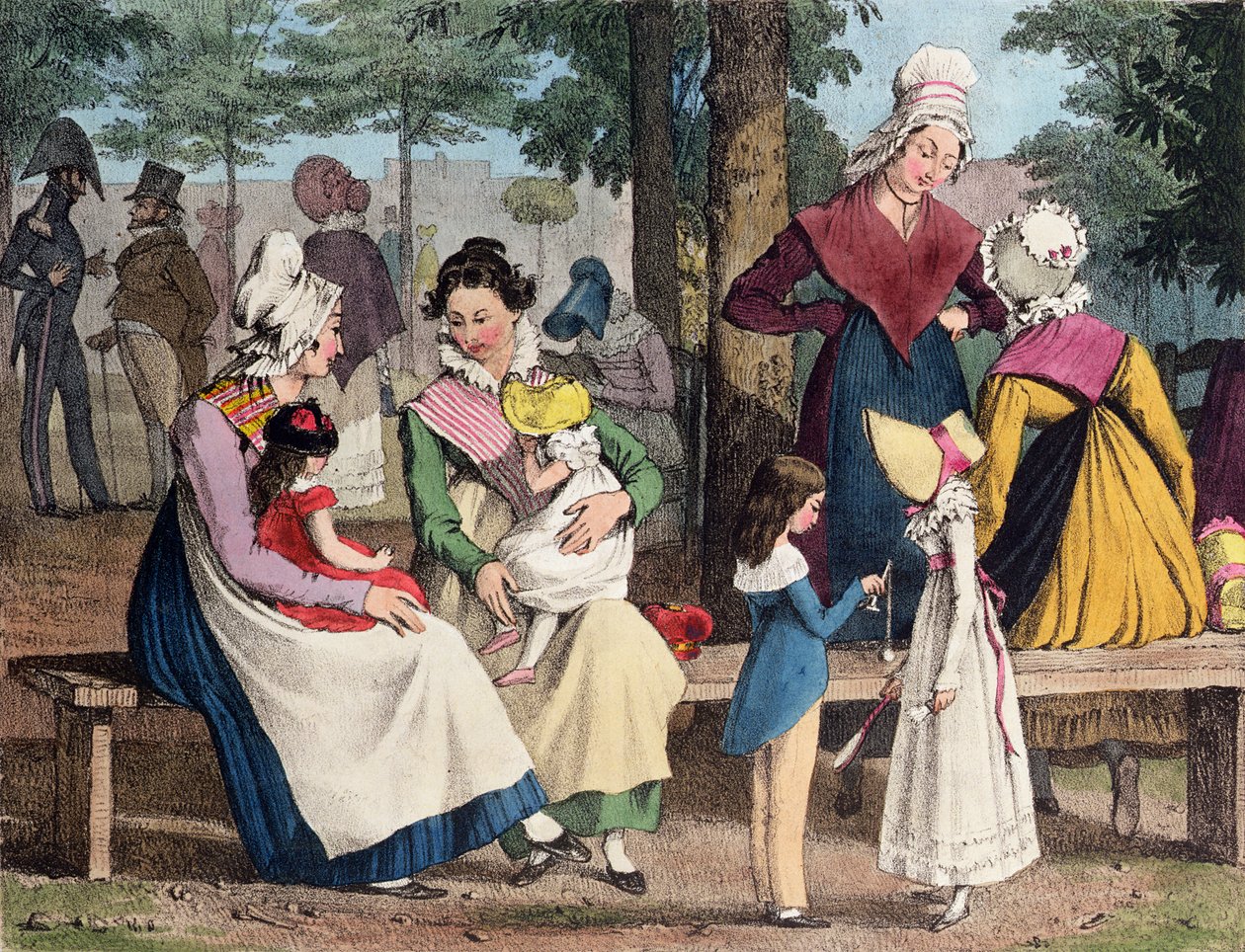 Nannies, 1820 tekijältä John James Chalon