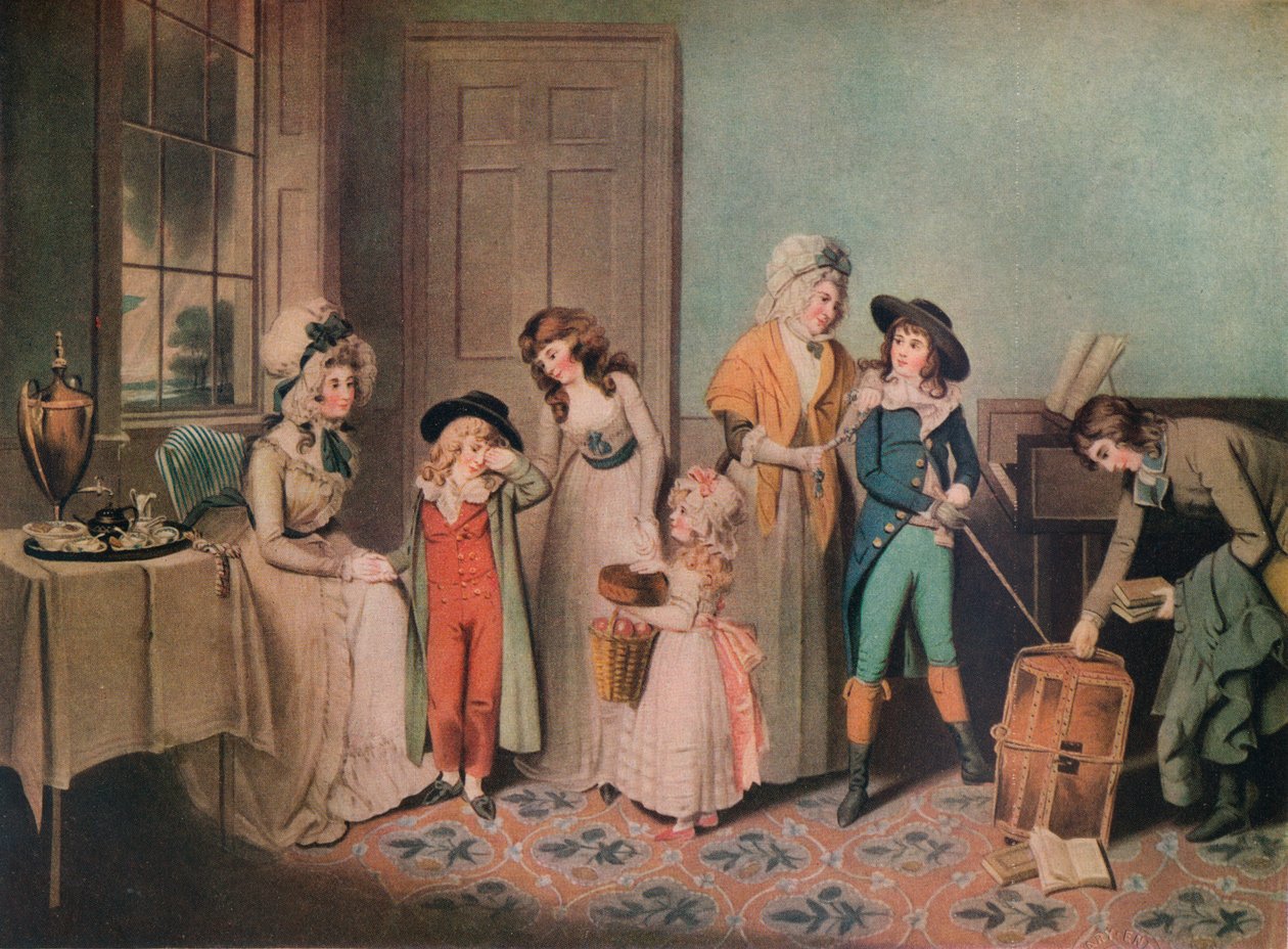 Musta maanantai tai lähtö kouluun, 1790, 1919 tekijältä John Jones