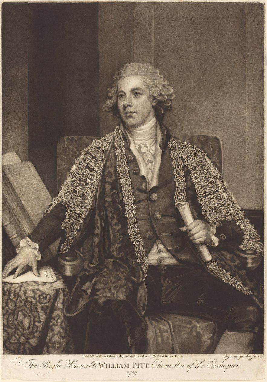 William Pitt tekijältä John Jones after George Romney