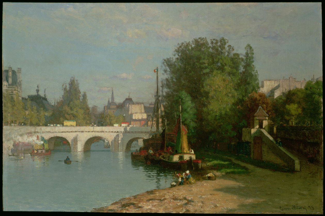 Carrousel Bridge, 1895 tekijältä John Joseph Enneking